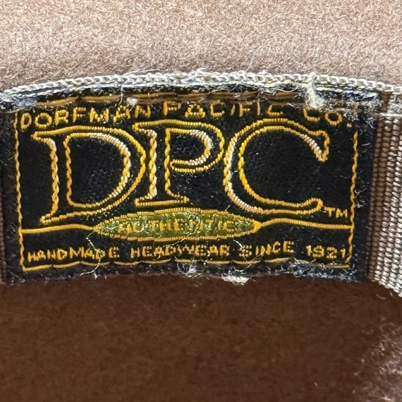 Vintage Dorfman Pacific Fedora Hat Wool Blend Dress Casual Brown Mens Size - Picture 4 of 6